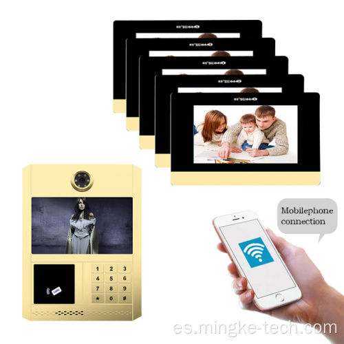 Video electrónico digital de videos intermedios de puertas de timbre